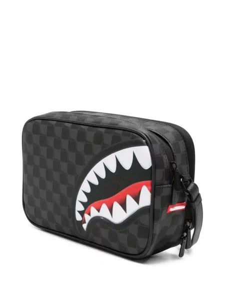 Geantă Sprayground cu imagine negru