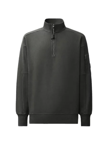 Hanorac din fleece C.p. Company din fleece gri