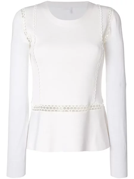 Top Chloé alb