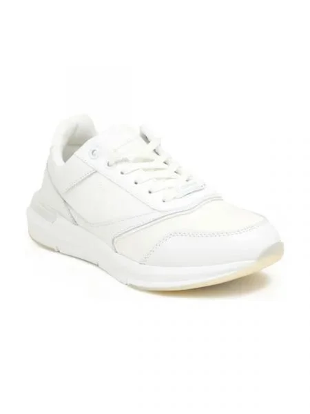 Calvin Klein De piele sneakers alb