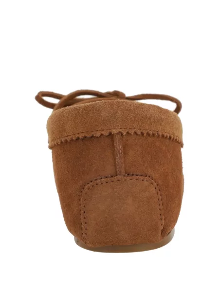 Semišové loafers Paris Texas hnědé