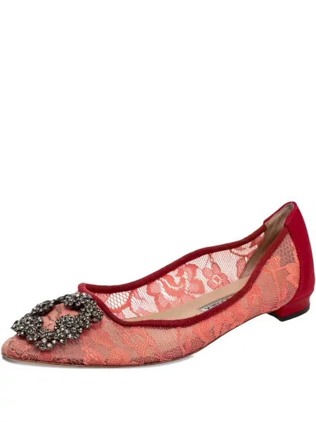 Pantofi cu toc Manolo Blahnik roșu