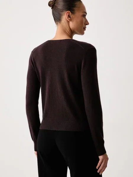 United Colors of Benetton sweter wełniany brązowy