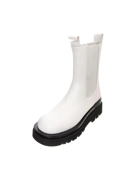Sztyblety Jeffrey Campbell skórzane białe