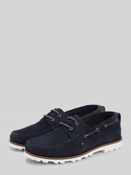 Loafersy z naturalnej skóry Tommy Hilfiger