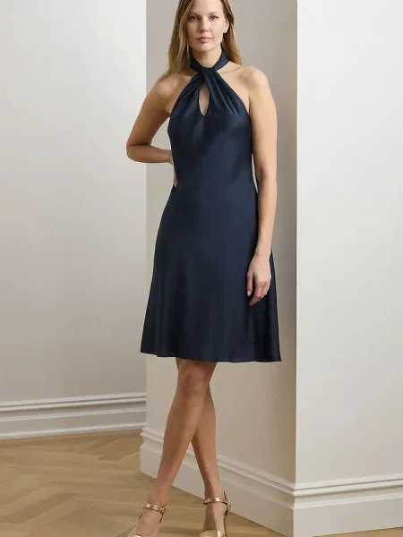 Φόρεμα Lauren Ralph Lauren ναυτικό μπλε