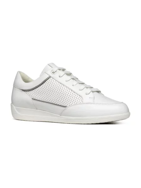Sneakersy Geox zamszowe białe