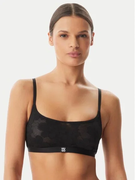 HUGO Sutien Bralette negru
