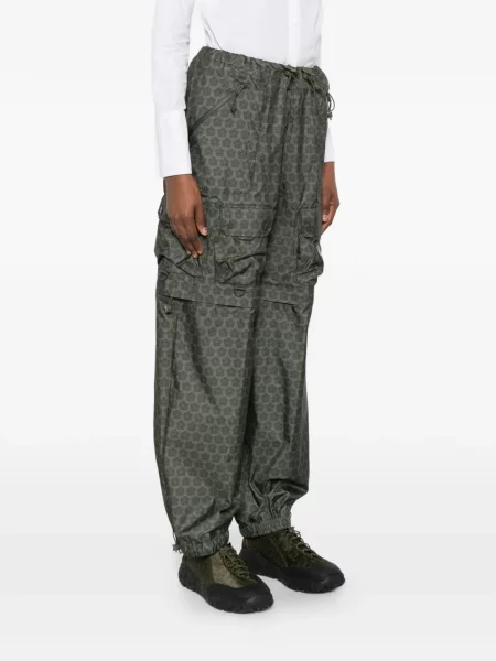 Spodnie Cecilie Bahnsen z nadrukiem zielone