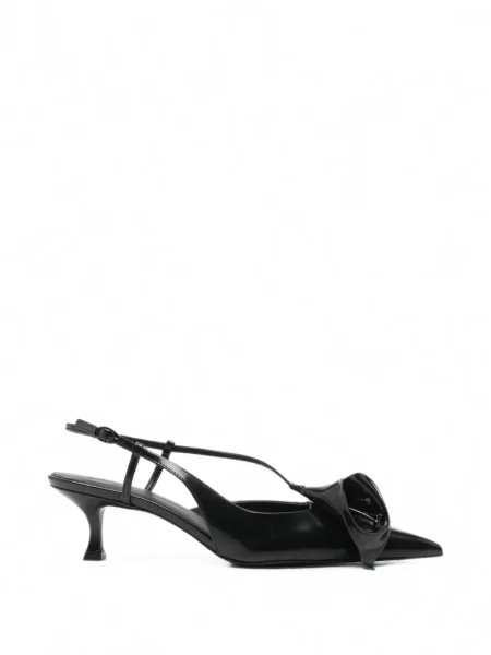 Pantofi cu toc Cult Gaia cu model floral negru