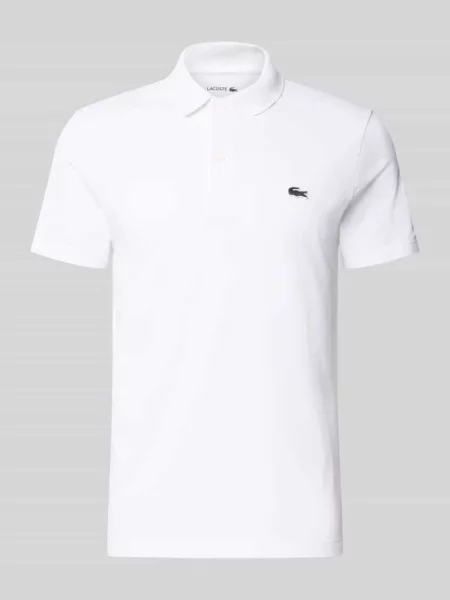 Koszulka polo Lacoste Polo white beżowa