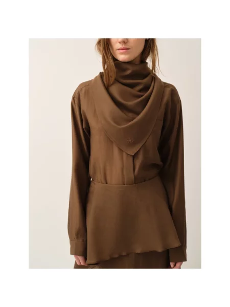 Koszula The Garment wełniana brązowa
