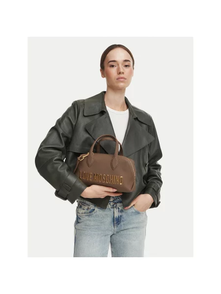 Kabelka LOVE MOSCHINO hnedá