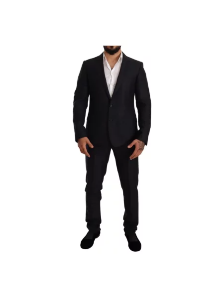 Garnitur Dolce And Gabbana jednorzędowy czarny