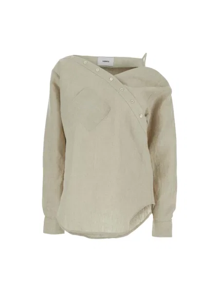 Koszula Coperni w serca beżowa