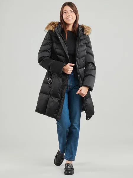 Guess Geacă din puf negru