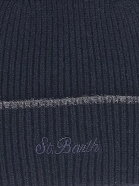 Căciulă Mc2 Saint Barth cu autograf albastru
