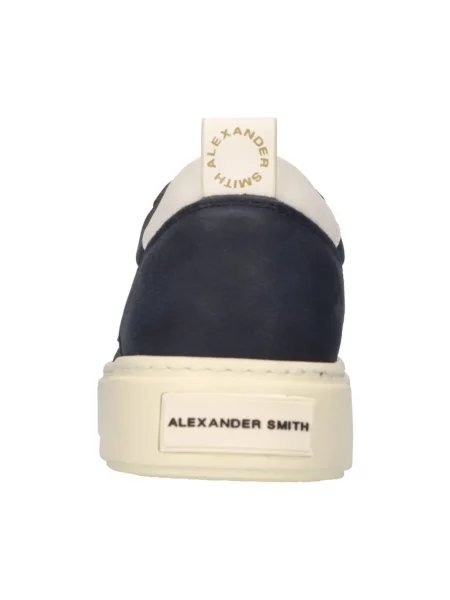 Sneakersy Alexander Smith skórzane granatowe