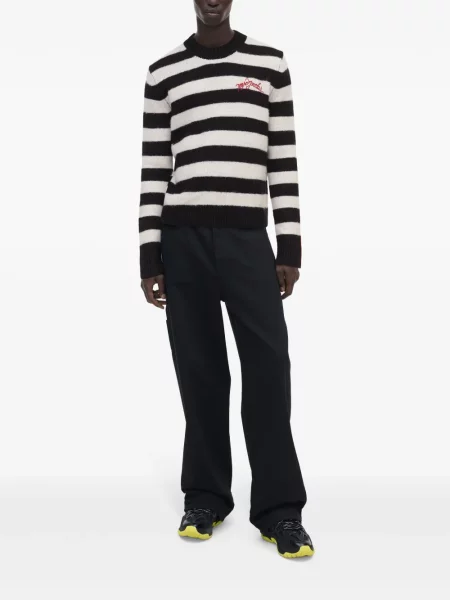 Siuvinėtas megztinis Marc Jacobs juoda