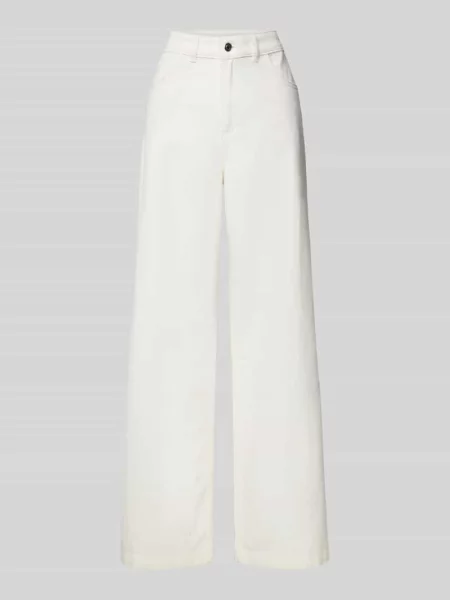 Jeansy z szerokimi nogawkami i 5 Influencer's Choice By P&c* białe