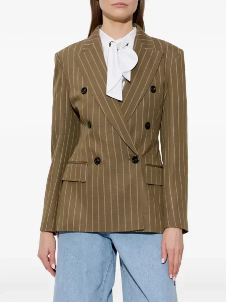 Sacou Max Mara cu două rânduri de nasturi verde