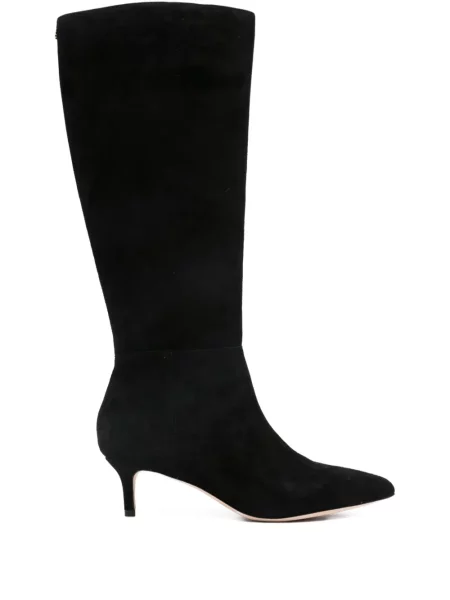 Cizme Lauren Ralph Lauren din piele de căprioară negru