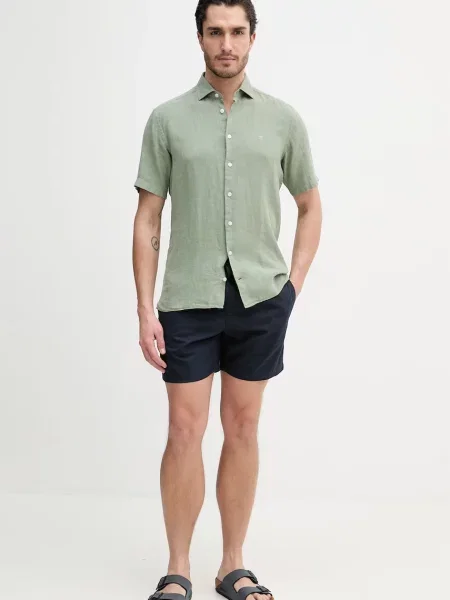 Льняная рубашка Hackett London