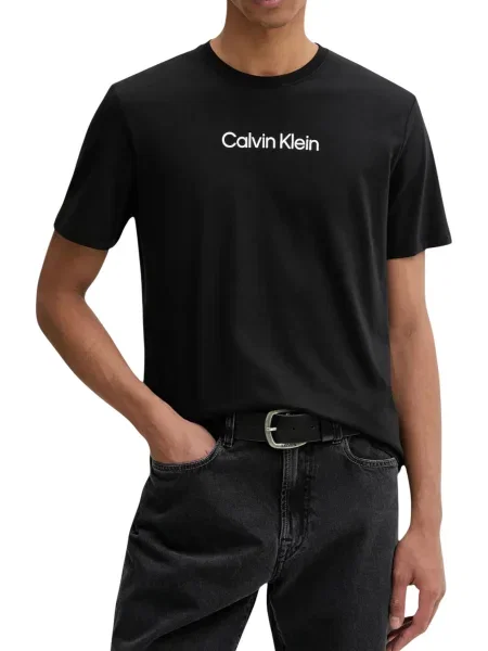 Calvin Klein Tričko čierna biela