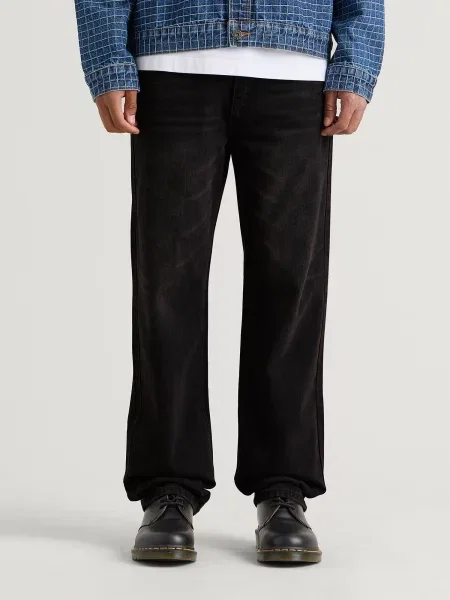 Jeansy straight leg Butter Goods czarne