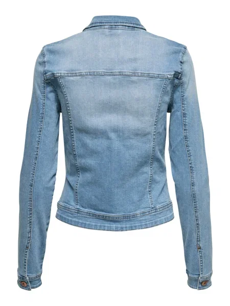 ONLY Geacă de primăvară-toamnă Tia denim albastru