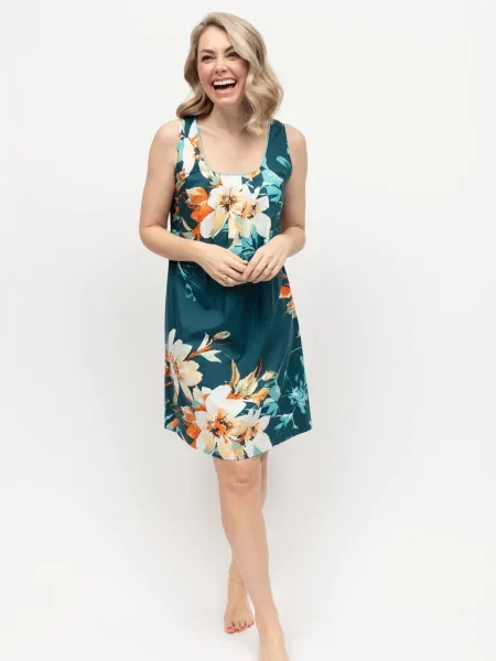 Ночная рубашка Cyberjammies из модала зеленая