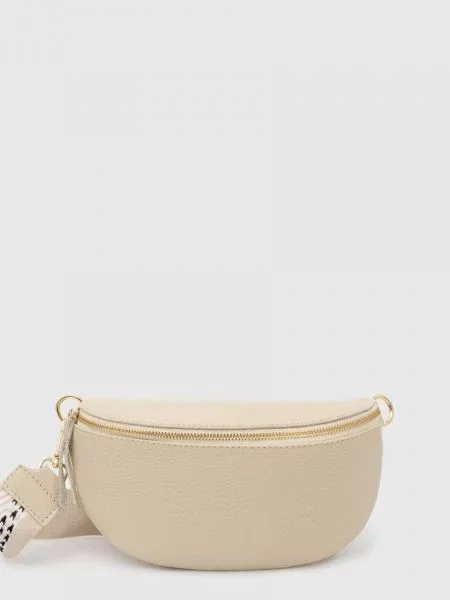 Кожена чанта за кръст Answear.LAB бежово