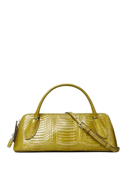 Топ Tory Burch със змийски принт зелено