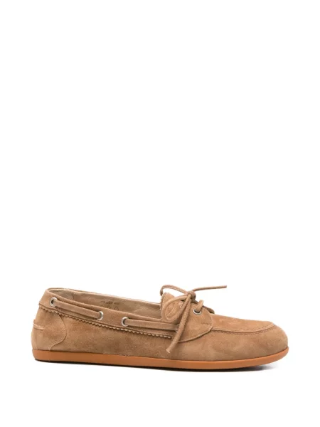 Pantofi loafer Pomme D´or din piele de căprioară maro