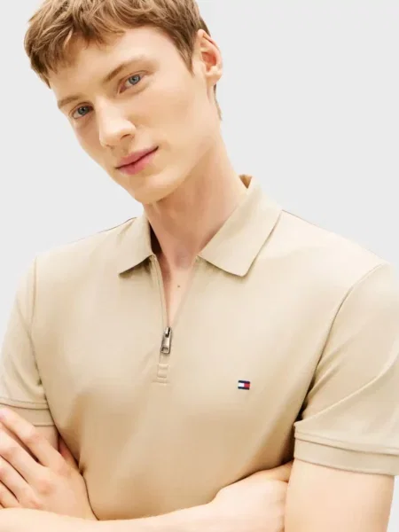 Поло Tommy Hilfiger бежеве