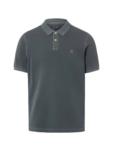 Koszulka polo o kroju Regular Fit z czystej bawełny Marc O'polo szare