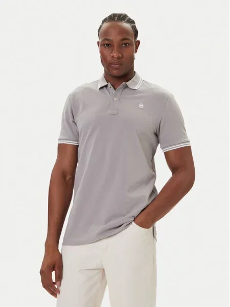 G-Star Raw Polo majica Dunda siva