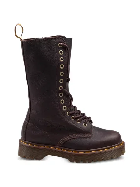 Botine Dr. Martens din piele maro