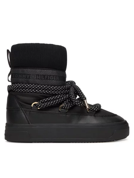 Tommy Hilfiger Škornji za sneg Snow Boot Water Repellent črna