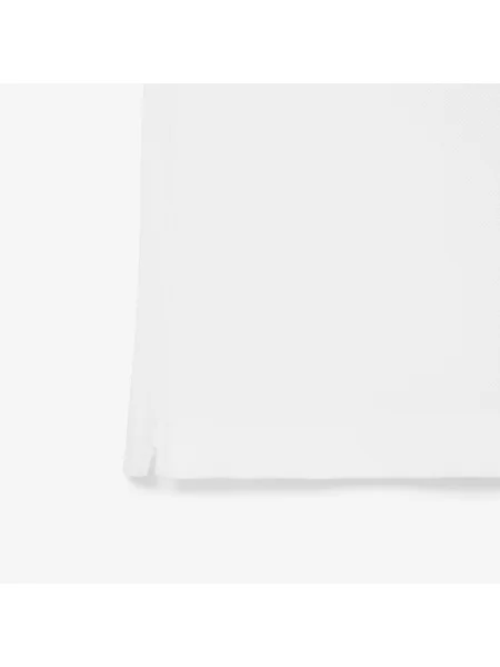 Lacoste Koszulka Polo Classic Fit Z Kontrastowym Kołnierzykiem biała