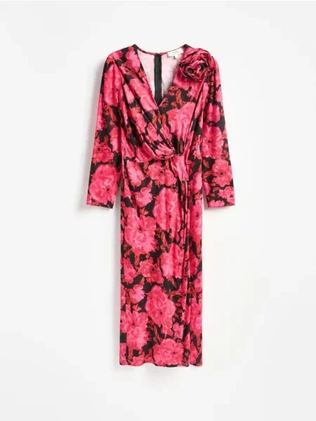 Reserved Rochie din cu model multicolor
