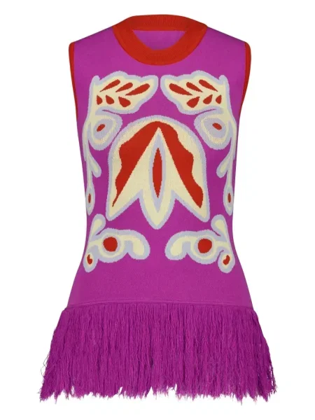 Podkoszulka Paula żakardowa różowa