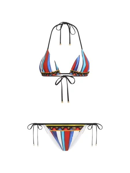 Bikini Dolce & Gabbana cu imagine alb