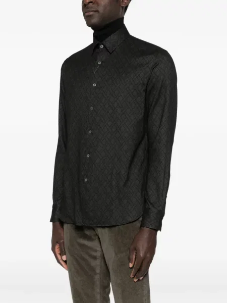 Cămașă Canali lungă gri