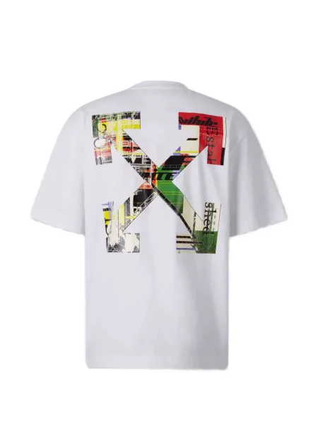 Tricou Off-white cu imagine alb