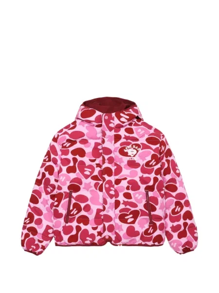 Geacă cu puf Apee™ By *a Bathing Ape® cu imagine cu model camuflaj roz