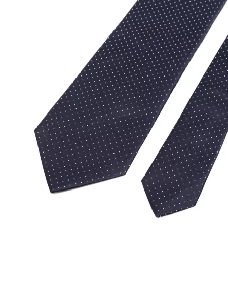 Μεταξωτή πουά γραβάτα Errico Formicola μπλε
