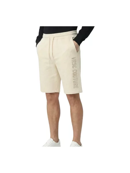 Bermudy Versace Jeans Couture beżowe