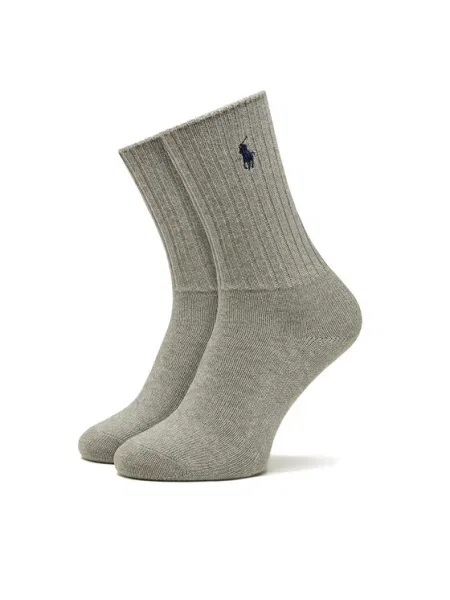 Polo Ralph Lauren Vysoké dámske ponožky sivá