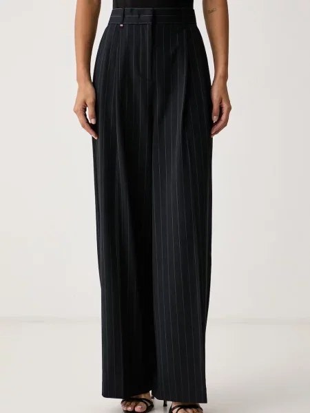 Tommy Hilfiger pantaloni de costum pentru femei cu vâscoză